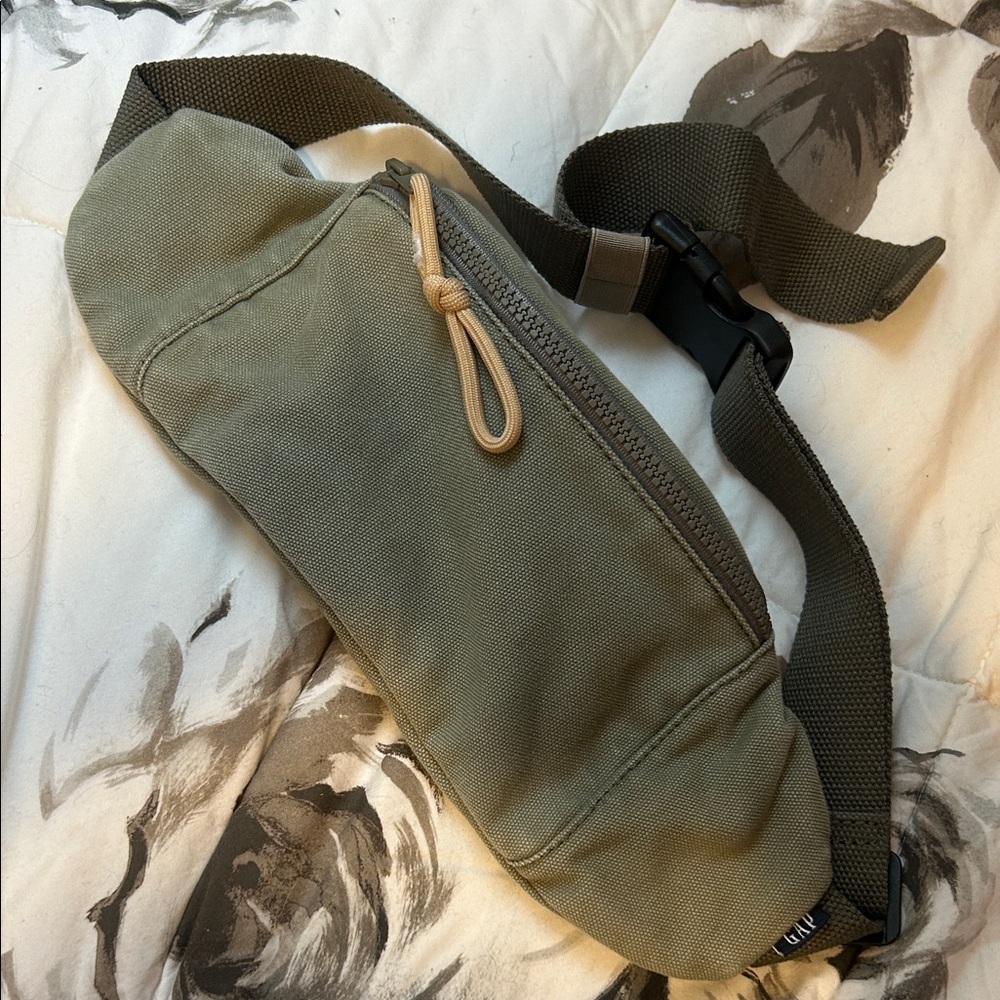 Gap Vintage Army Green Denim Bum Bag/Waist Bag